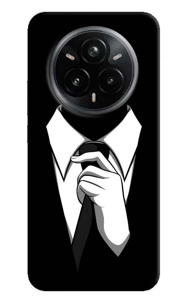 Black Tie Realme 14 Pro Plus 5G Hard Case Back Cover by Casekaro
