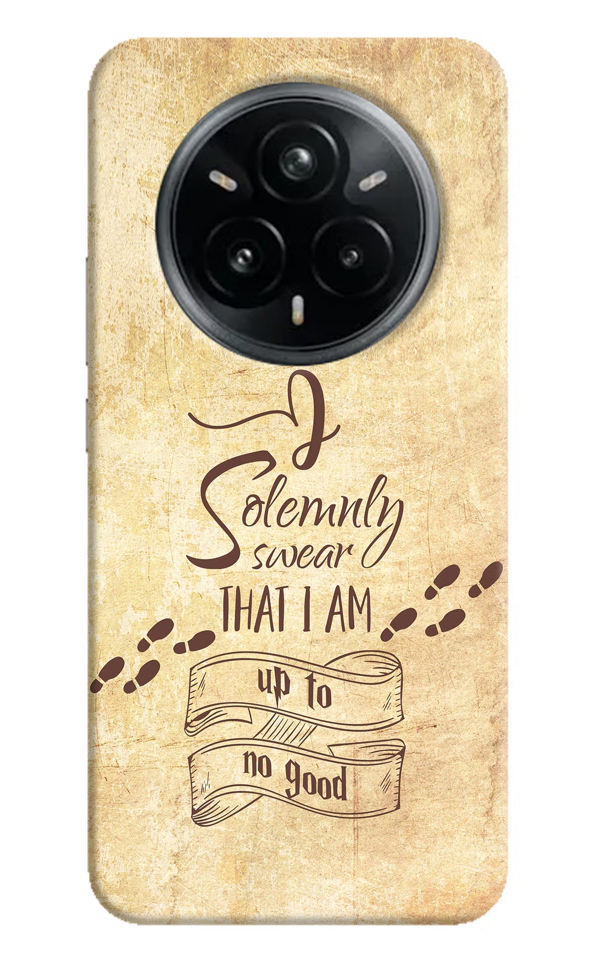 I Solemnly swear that i up to no good Realme 14 Pro Plus 5G Hard Case Back Cover by Casekaro