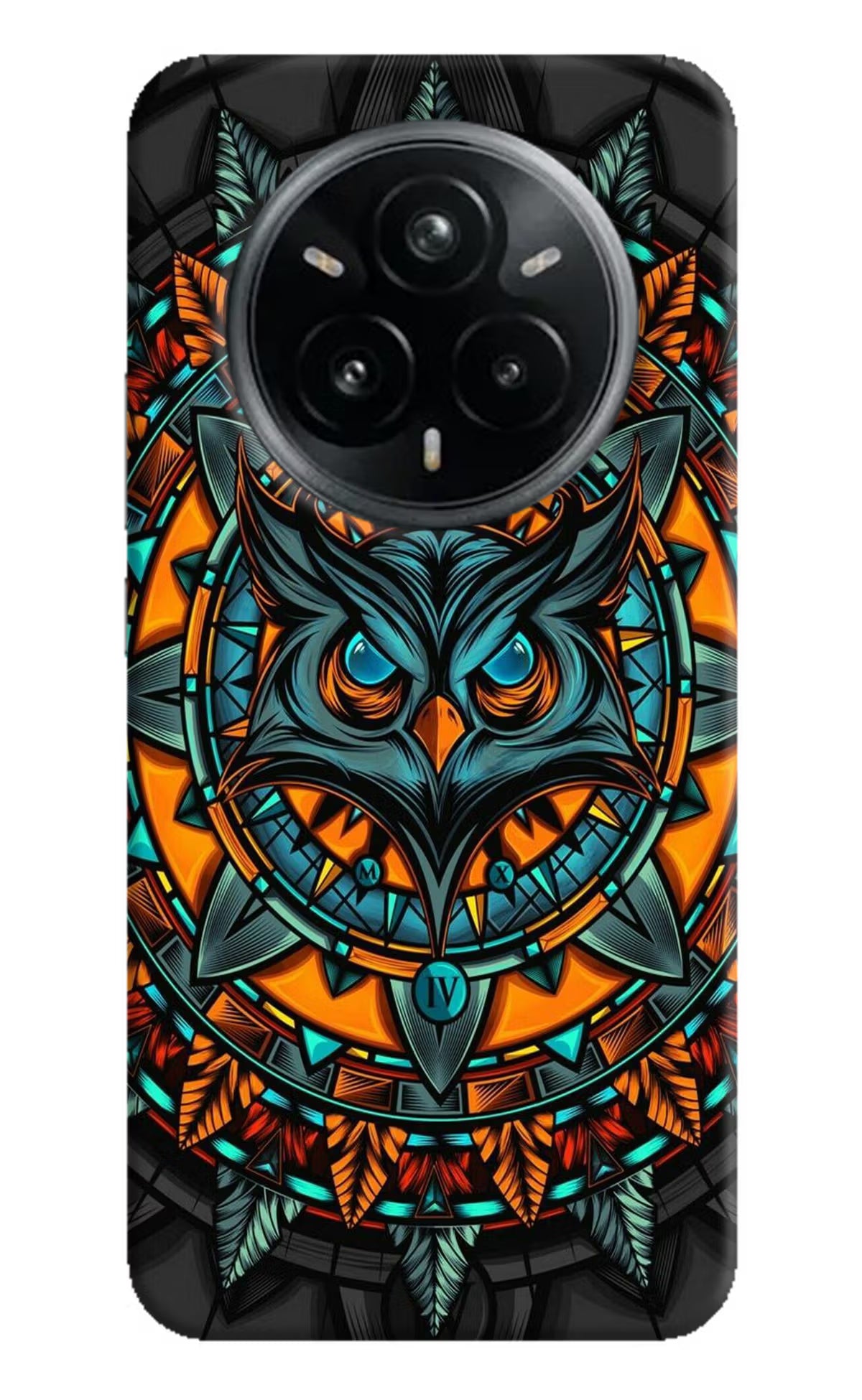 Angry Owl Art Realme 14 Pro Plus 5G Hard Case Back Cover by Casekaro