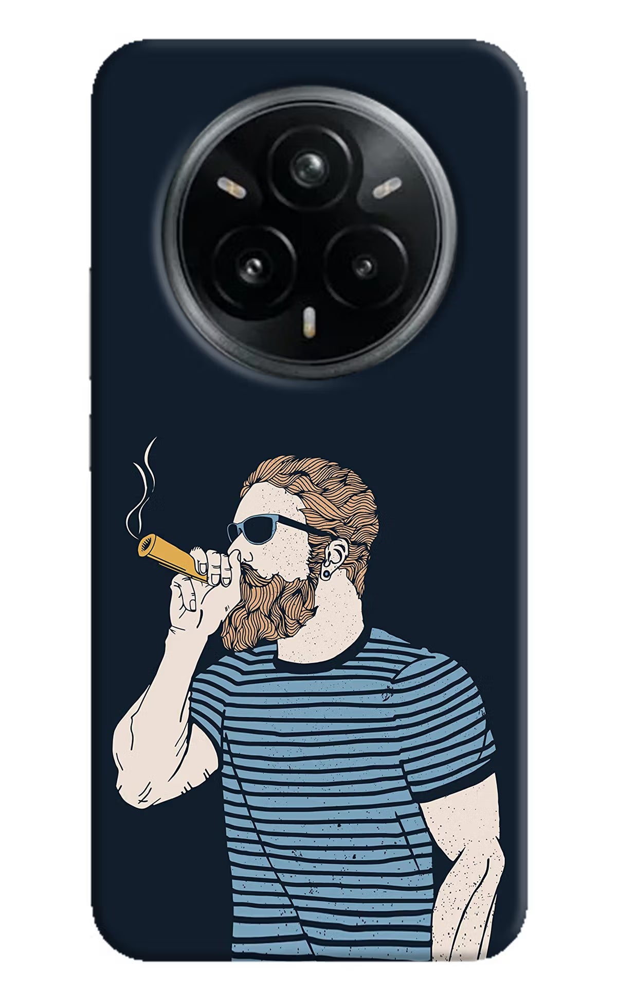 Smoking Realme 14 Pro Plus 5G Hard Case Back Cover by Casekaro