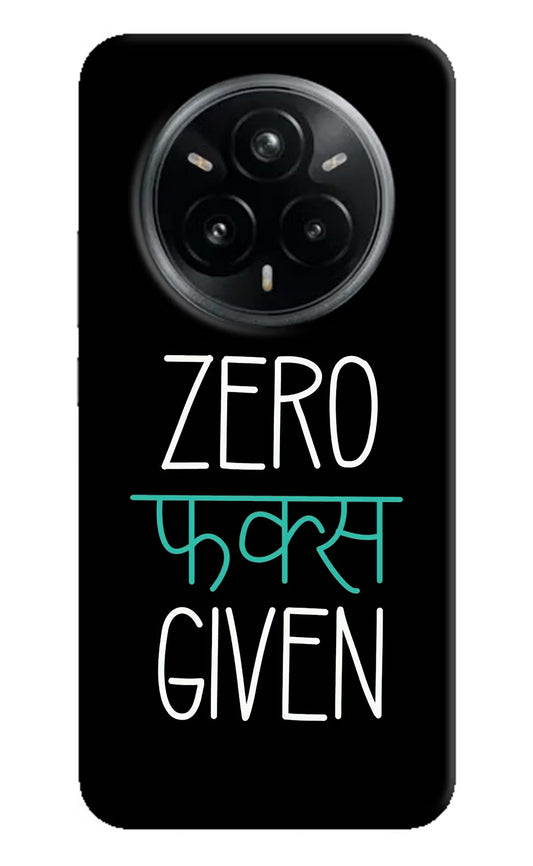 Zero Fucks Given Realme 14 Pro Plus 5G Hard Case Back Cover by Casekaro