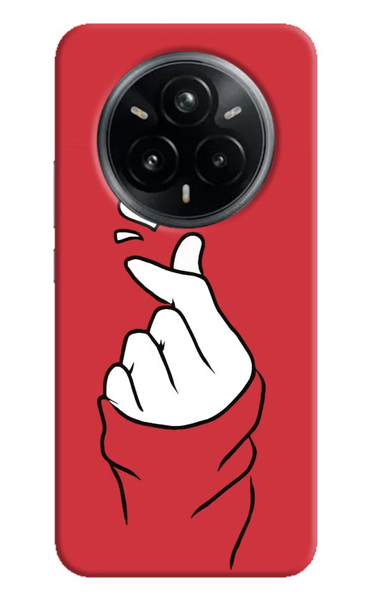 Korean Love Sign Realme 14 Pro Plus 5G Hard Case Back Cover by Casekaro