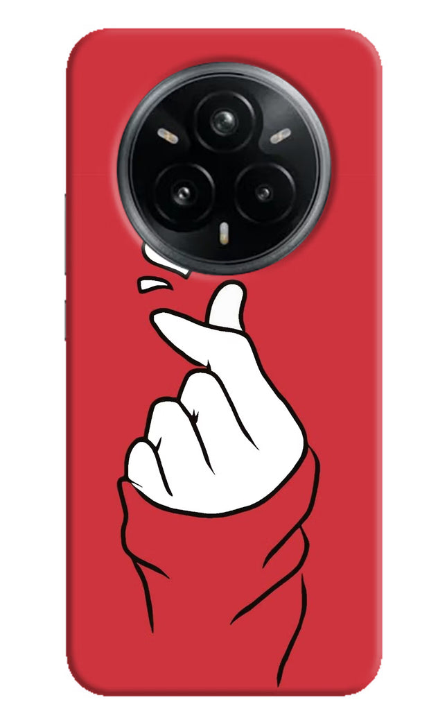 Korean Love Sign Realme 14 Pro Plus 5G Hard Case Back Cover by Casekaro
