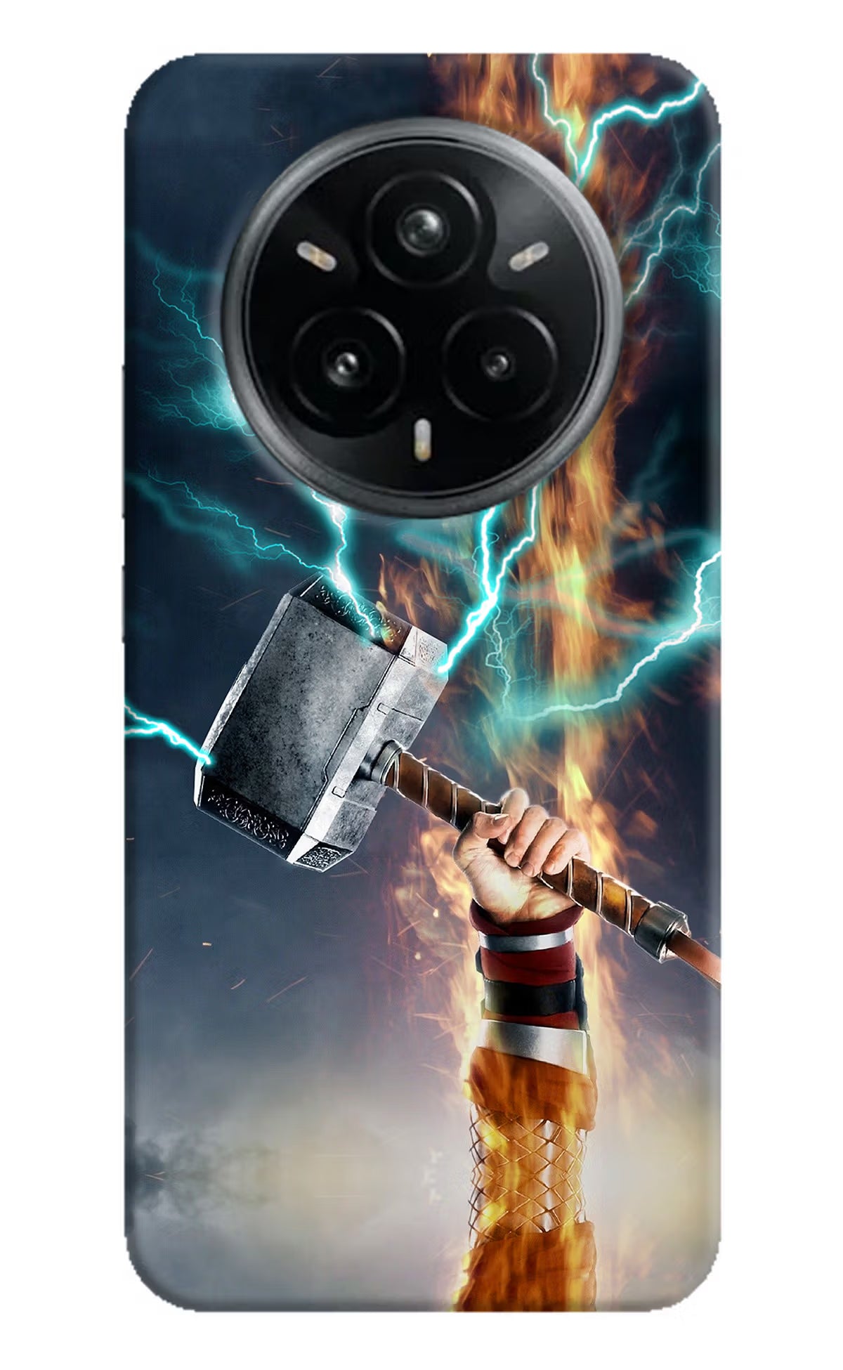 Thor Hammer Mjolnir Realme 14 Pro Plus 5G Hard Case Back Cover by Casekaro