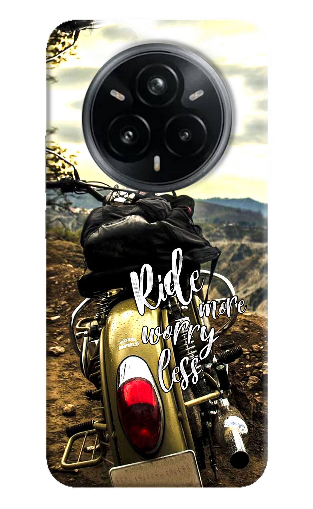 Ride More Worry Less Realme 14 Pro Plus 5G Hard Case Back Cover by Casekaro