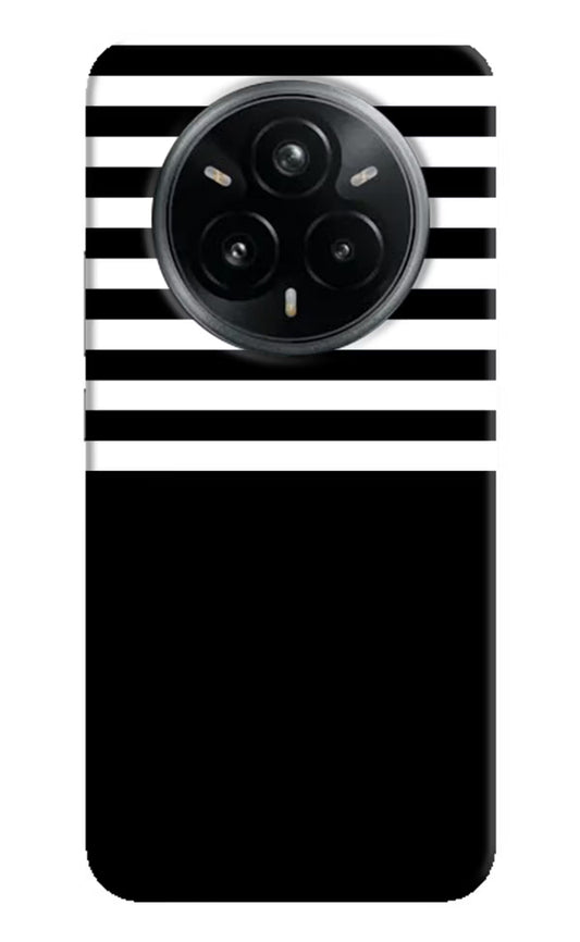 Black and White Print Realme 14 Pro Plus 5G Hard Case Back Cover by Casekaro