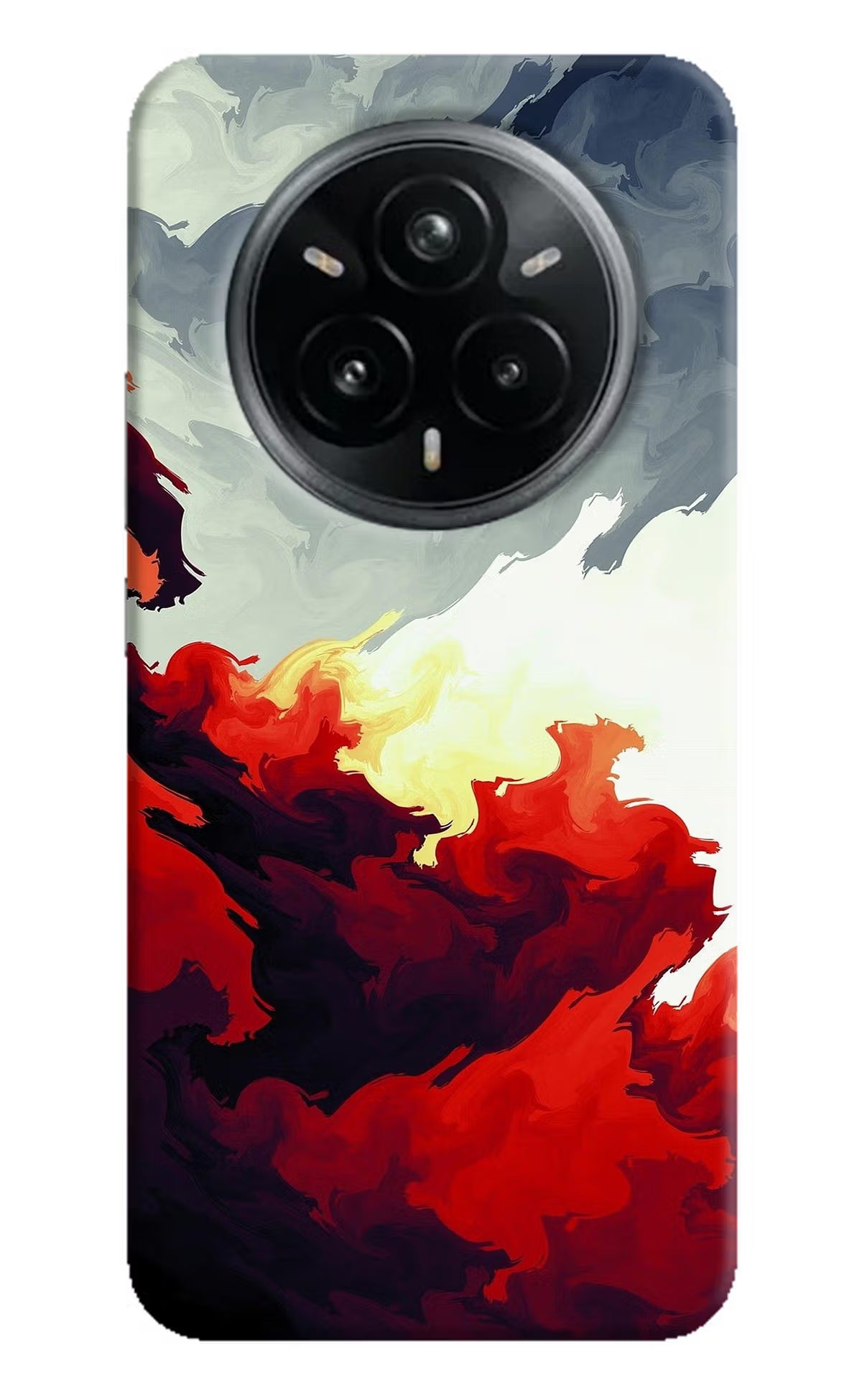 Fire Cloud Realme 14 Pro Plus 5G Hard Case Back Cover by Casekaro