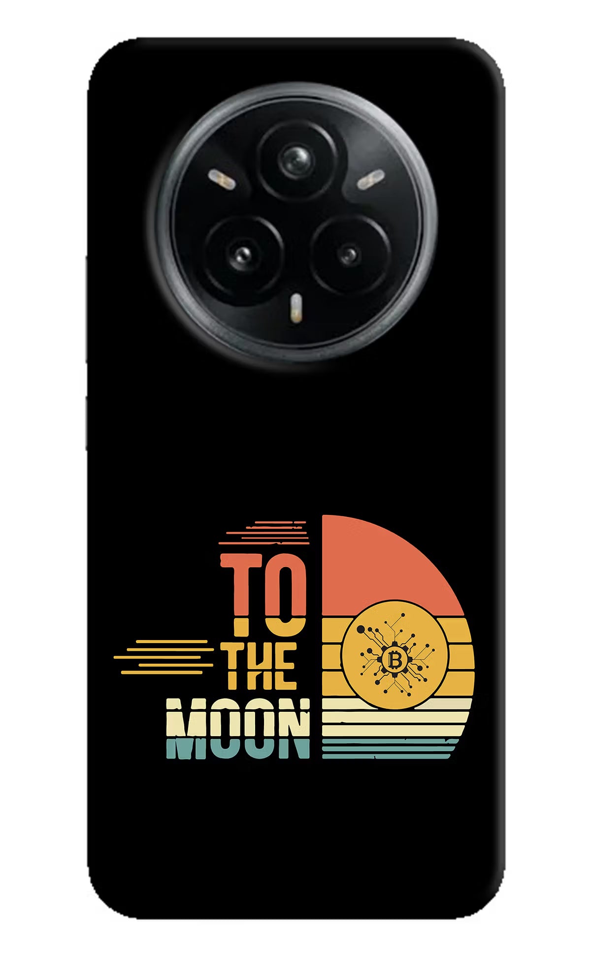 To the Moon Realme 14 Pro Plus 5G Hard Case Back Cover by Casekaro