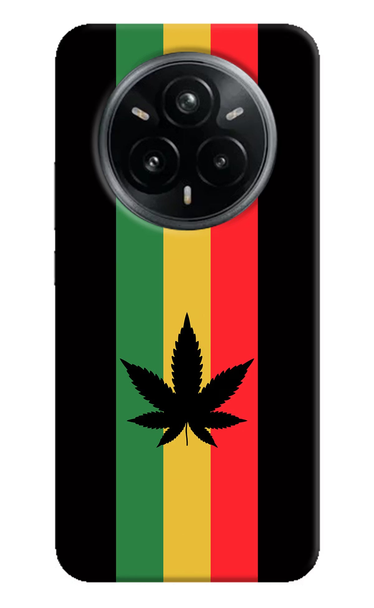Weed Flag Realme 14 Pro Plus 5G Hard Case Back Cover by Casekaro