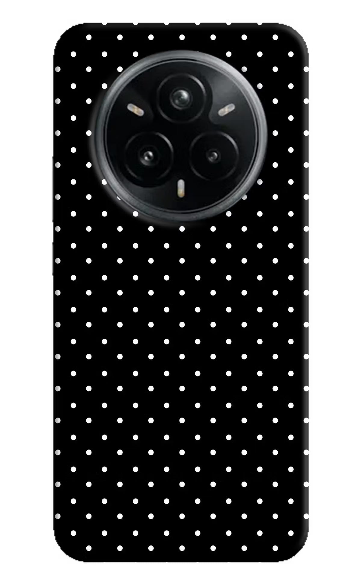 White Dots Realme 14 Pro Plus 5G Hard Case Back Cover by Casekaro