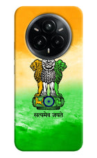 Satyamev Jayate Flag Realme 14 Pro Plus 5G Hard Case Back Cover by Casekaro