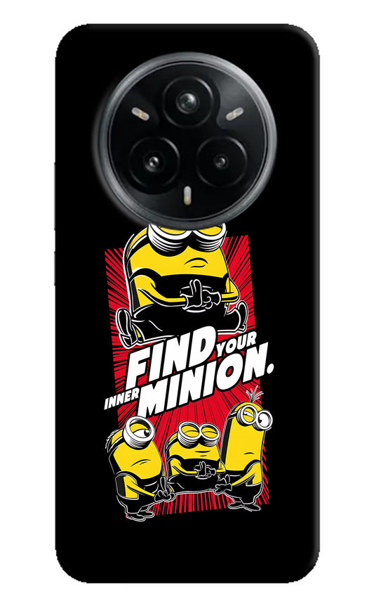 Find your inner Minion Realme 14 Pro Plus 5G Hard Case Back Cover by Casekaro