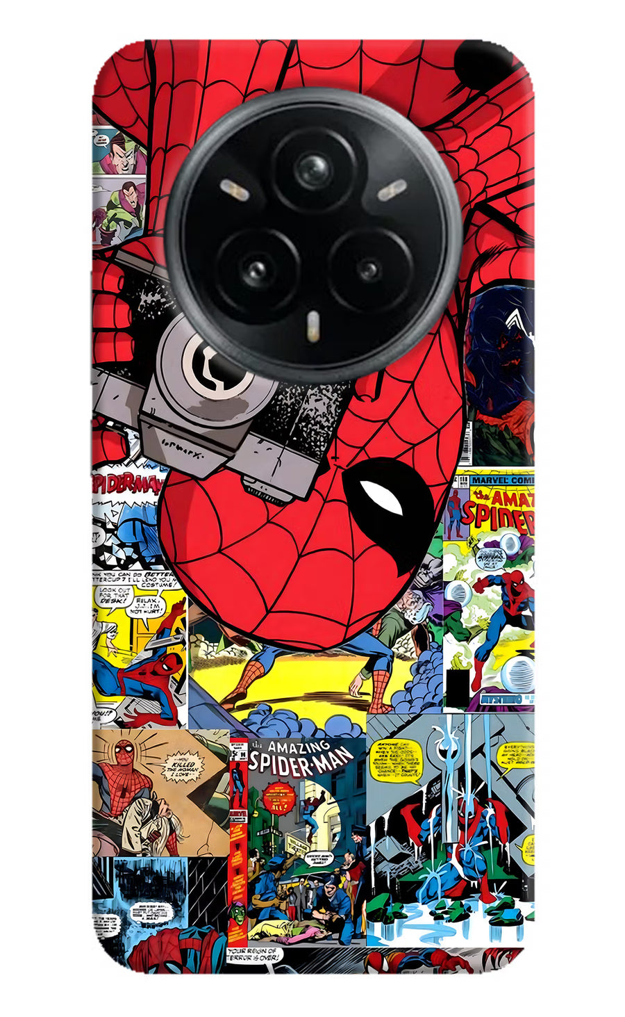 Spider Man Realme 14 Pro Plus 5G Back Cover, Hard case