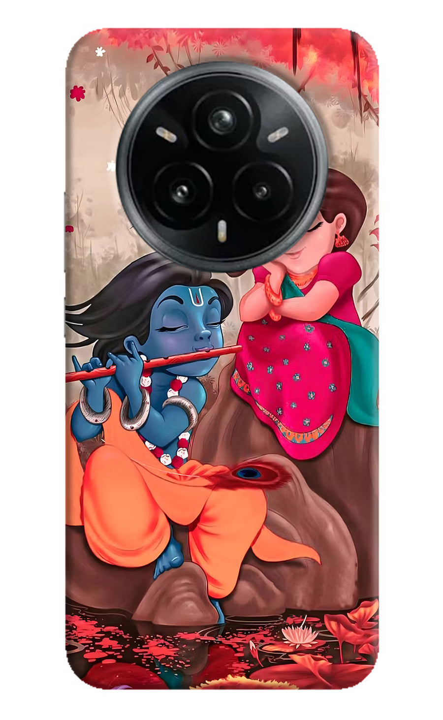 Radhe Krishna Realme 14 Pro Plus 5G Back Cover, Hard case