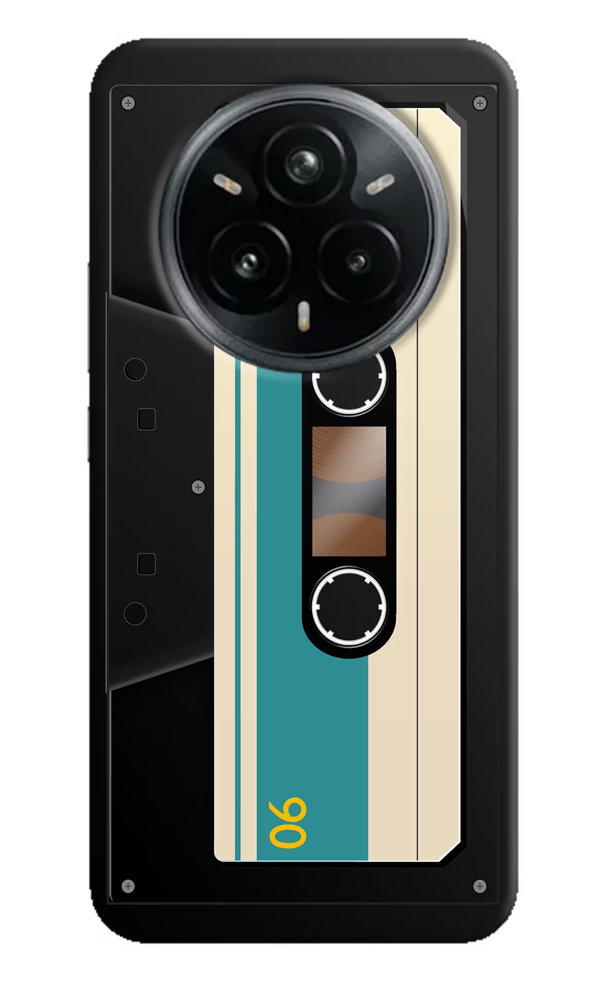Cassette Realme 14 Pro Plus 5G Hard Case Back Cover by Casekaro