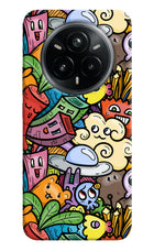 Veggie Doodle Realme 14 Pro Plus 5G Hard Case Back Cover by Casekaro