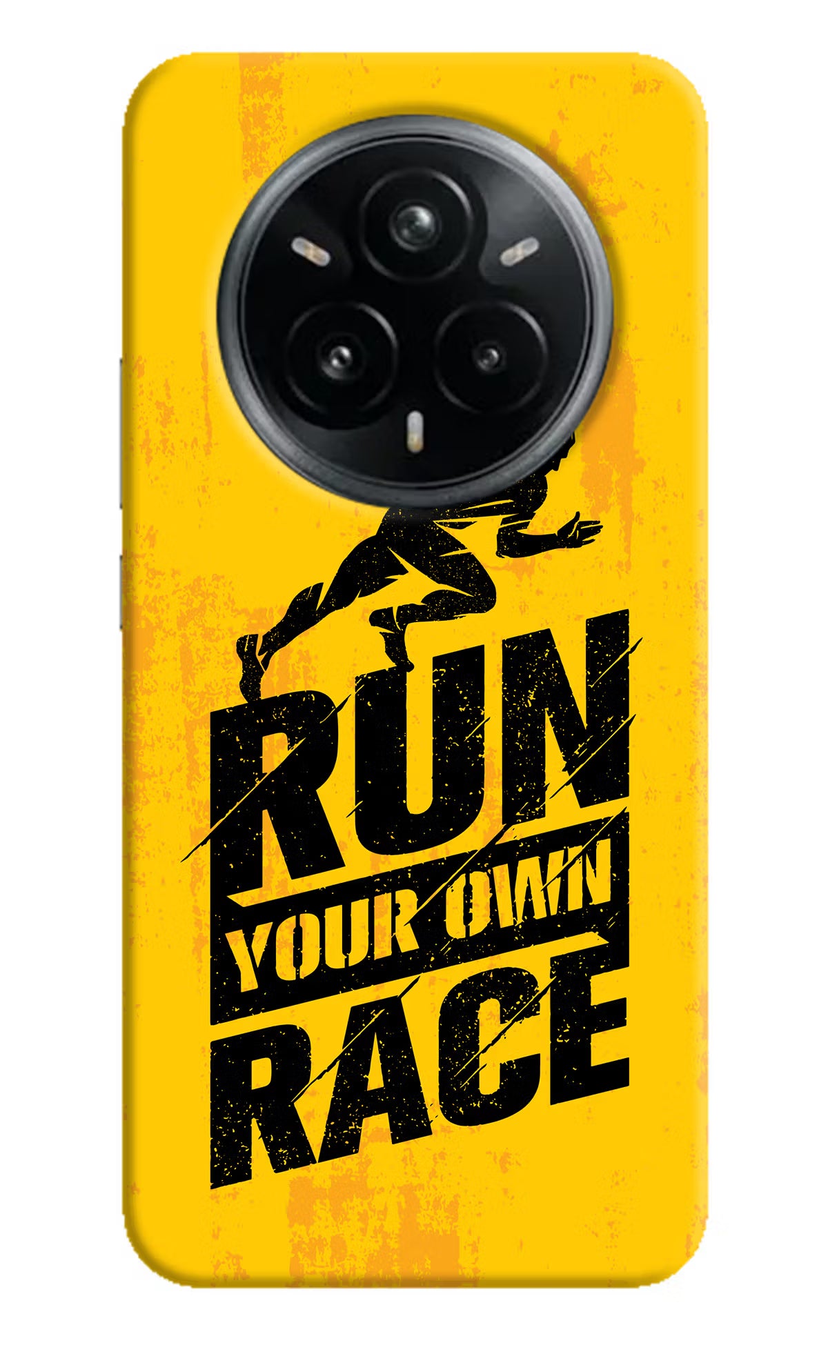 Run Your Own Race Realme 14 Pro Plus 5G Hard Case Back Cover by Casekaro