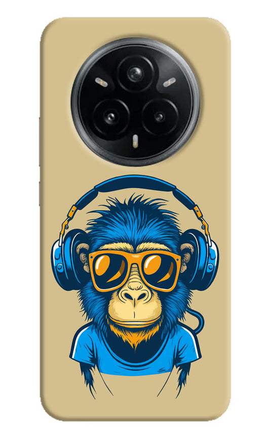 Monkey Headphone Realme 14 Pro Plus 5G Hard Case Back Cover by Casekaro