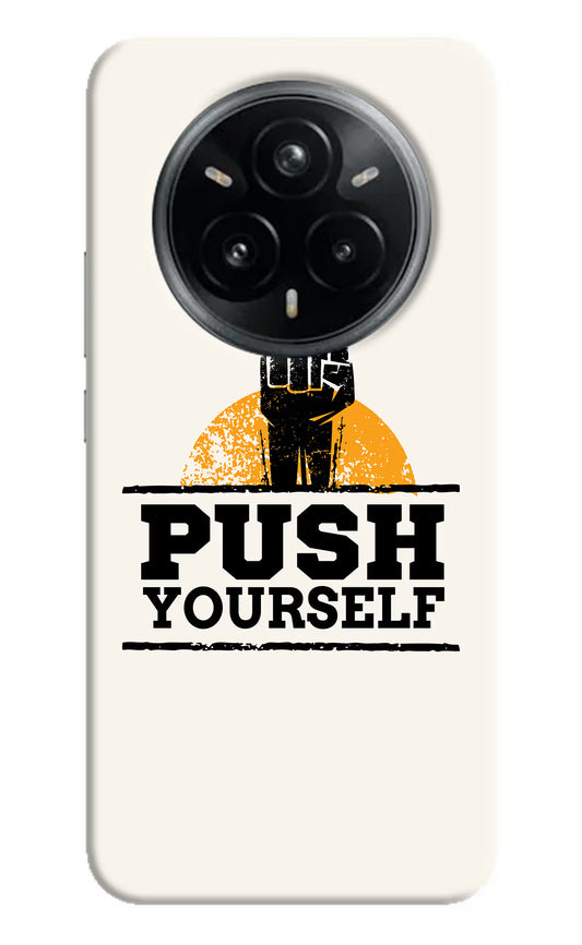 Push Yourself Realme 14 Pro Plus 5G Hard Case Back Cover by Casekaro