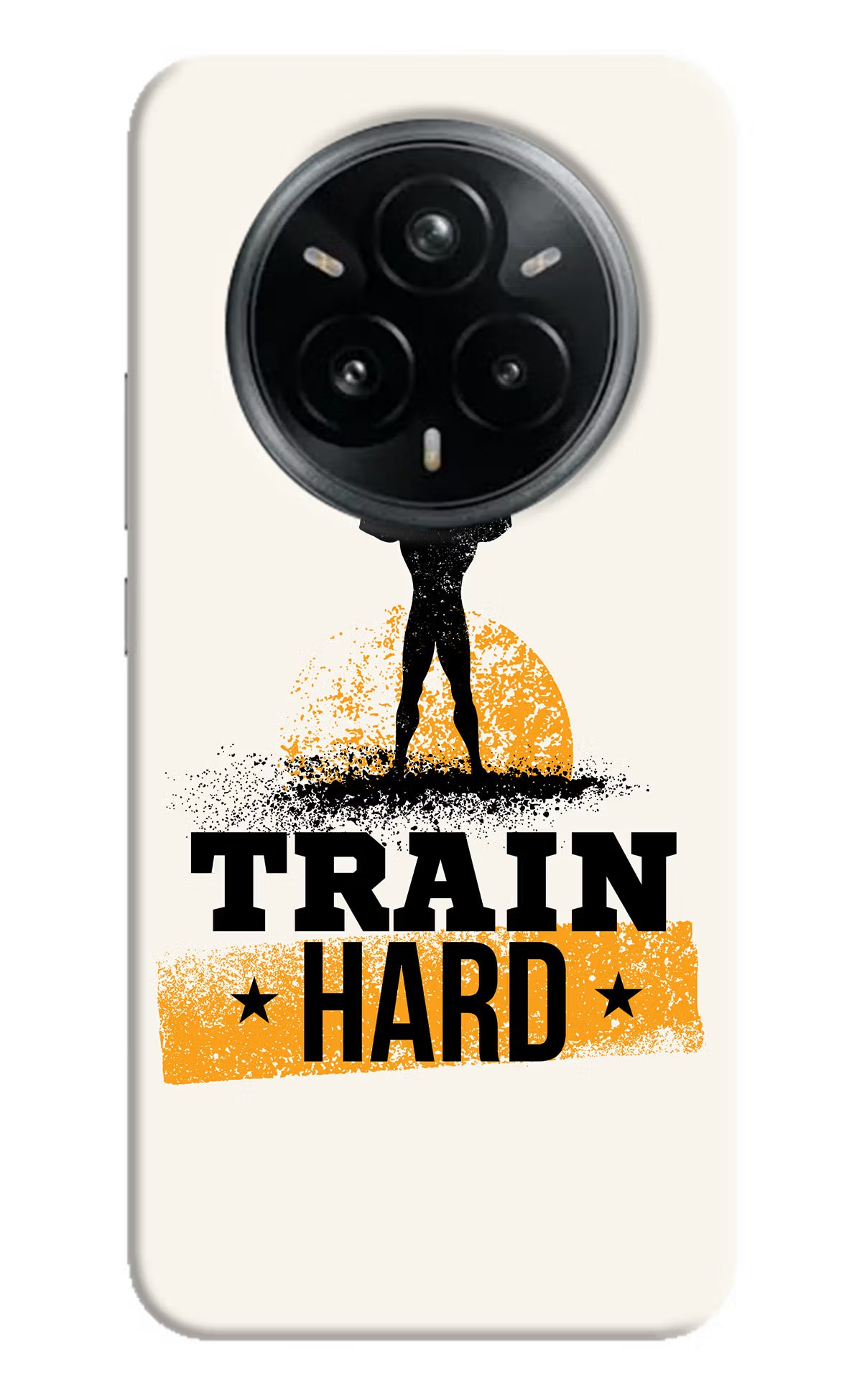 Train Hard Realme 14 Pro Plus 5G Hard Case Back Cover by Casekaro