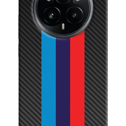BMW Stripes Pattern Realme 14 Pro Plus 5G Hard Case Back Cover by Casekaro