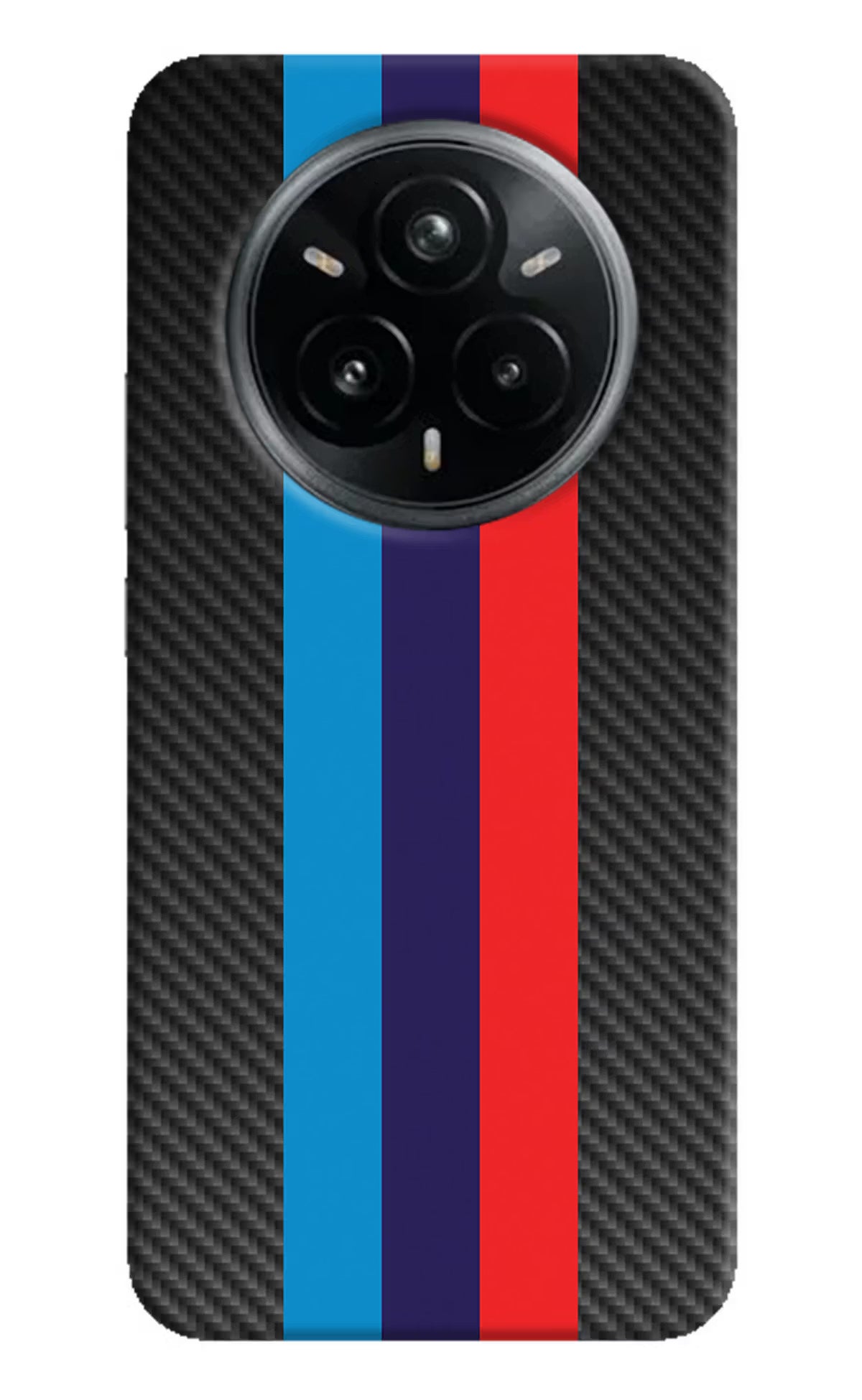 BMW Stripes Pattern Realme 14 Pro Plus 5G Hard Case Back Cover by Casekaro