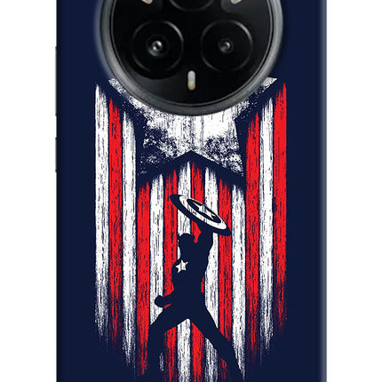 Captain America Marvel Art Realme 14 Pro Plus 5G Hard Case Back Cover by Casekaro