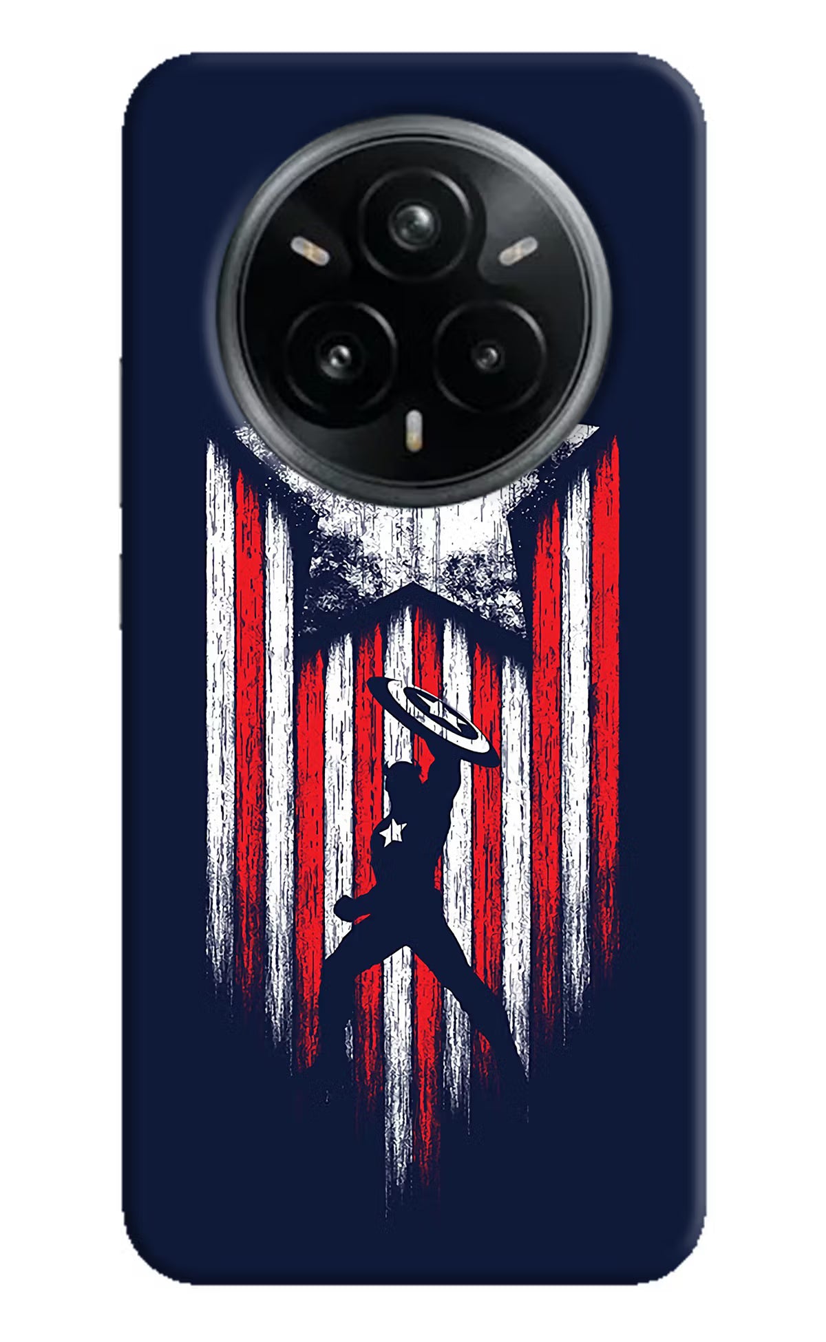 Captain America Marvel Art Realme 14 Pro Plus 5G Hard Case Back Cover by Casekaro
