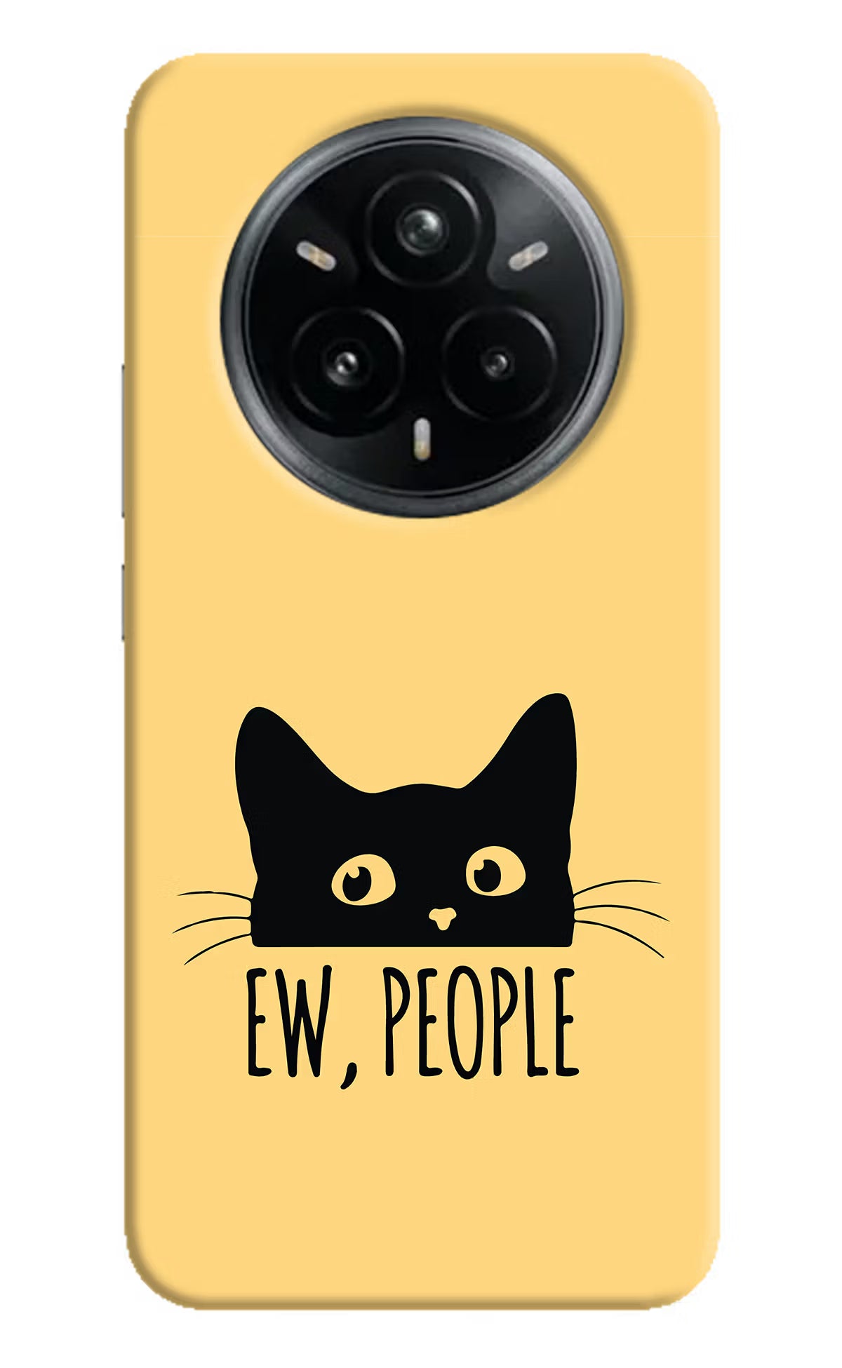 Ew People Catitude Realme 14 Pro Plus 5G Hard Case Back Cover by Casekaro