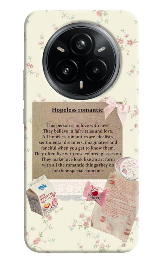 Hopeless Romantic Realme 14 Pro Plus 5G Hard Case Back Cover by Casekaro