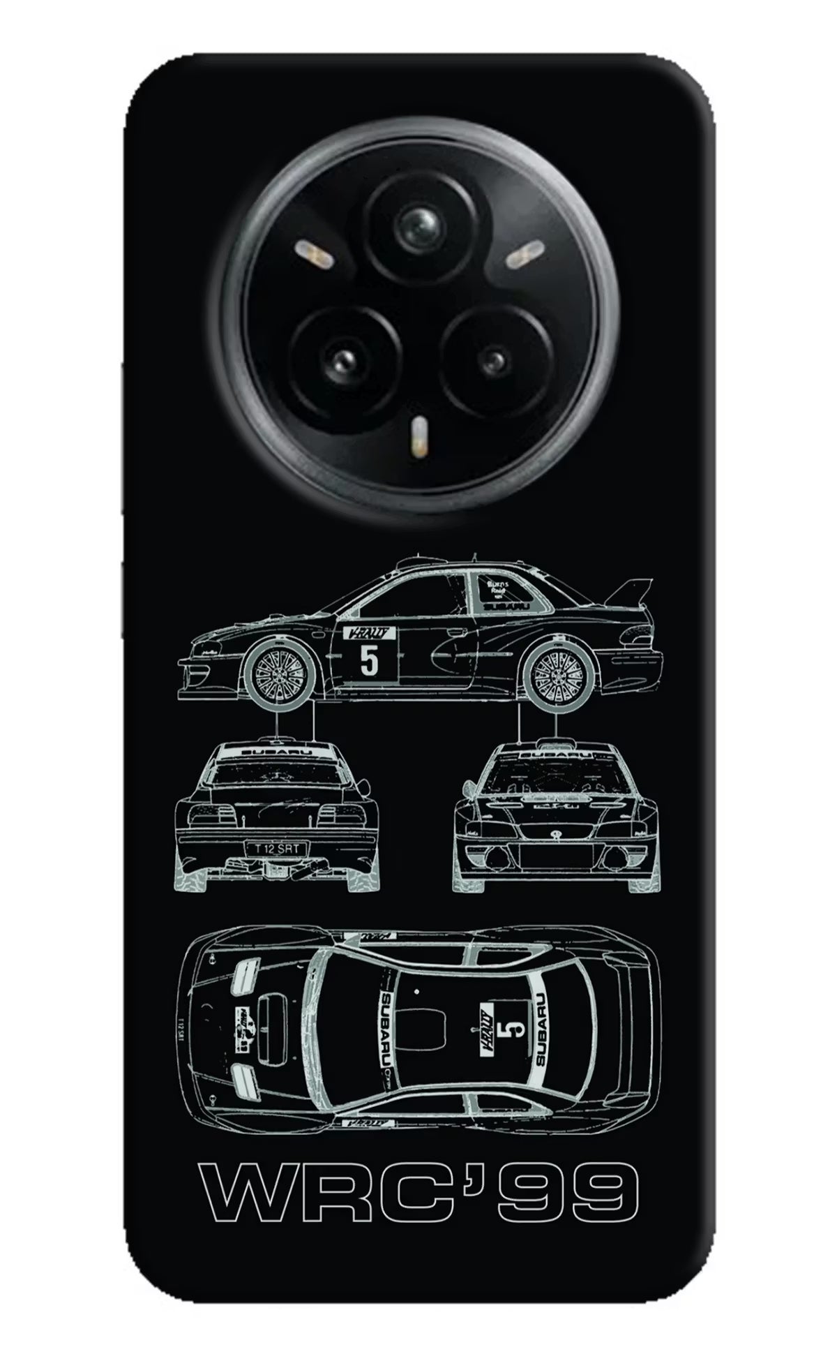 WRC'99 Realme 14 Pro Plus 5G Hard Case Back Cover by Casekaro