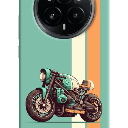 Striped Moto Drift Realme 14 Pro Plus 5G Hard Case Back Cover by Casekaro