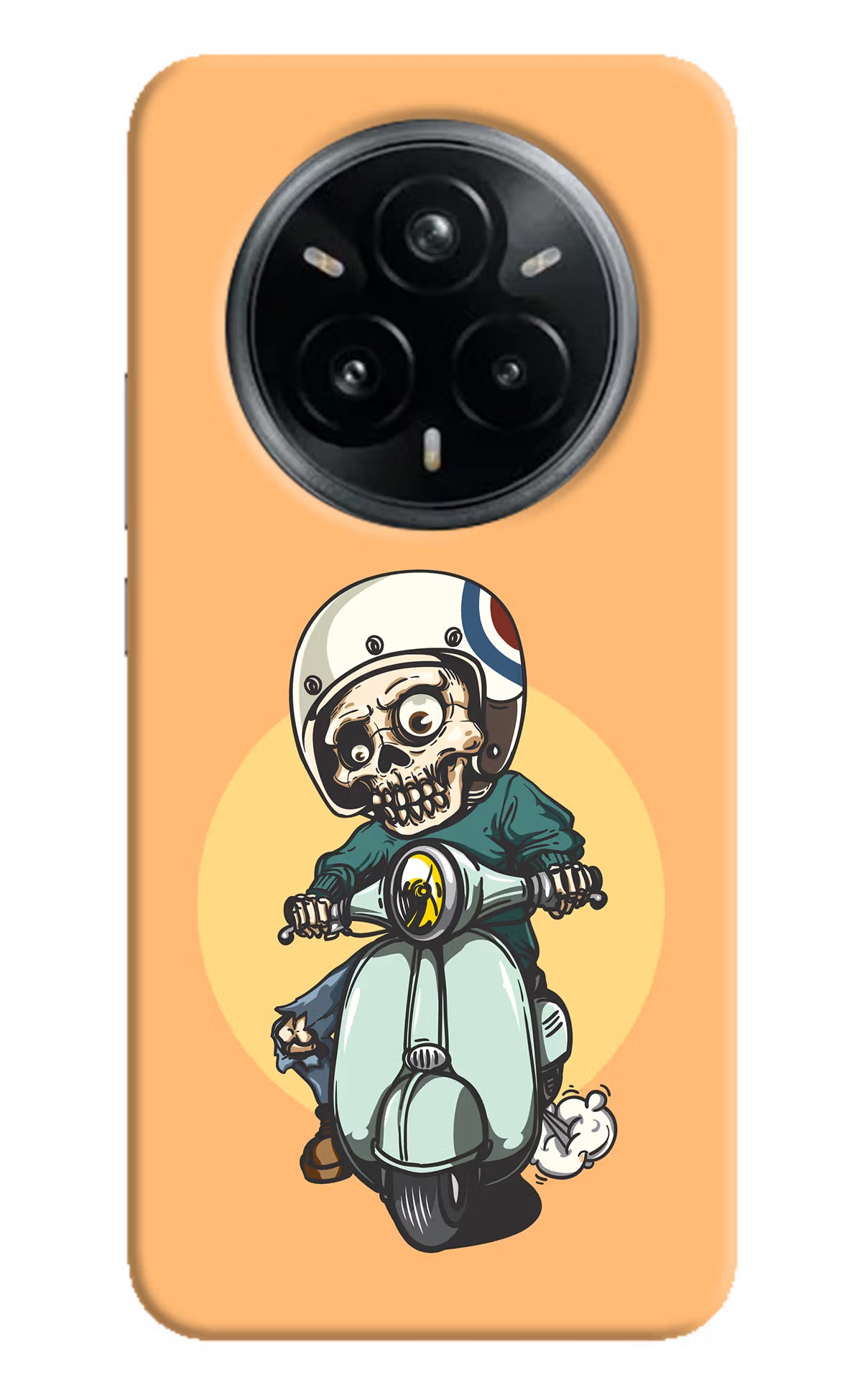 Undead Biker Realme 14 Pro Plus 5G Hard Case Back Cover by Casekaro