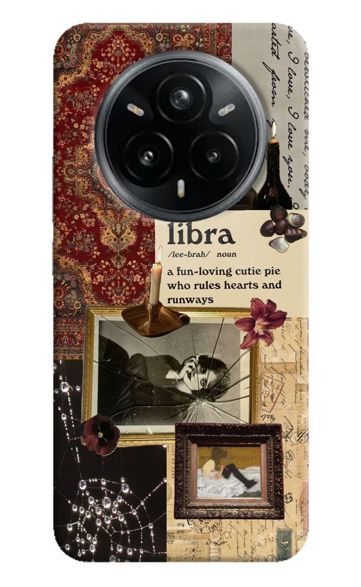 Libra Zodiac Realme 14 Pro Plus 5G Hard Case Back Cover by Casekaro