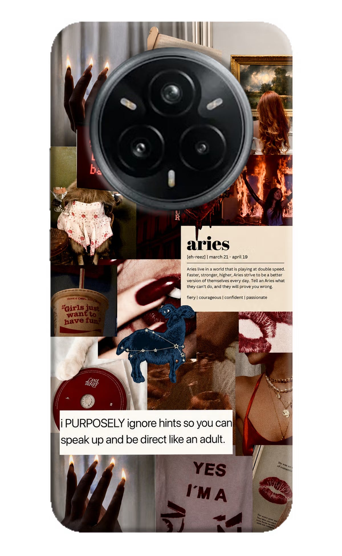 Zodiac Aries Realme 14 Pro Plus 5G Back Cover