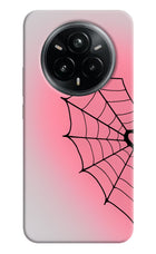 Pink Web Realme 14 Pro Plus 5G Hard Case Back Cover by Casekaro