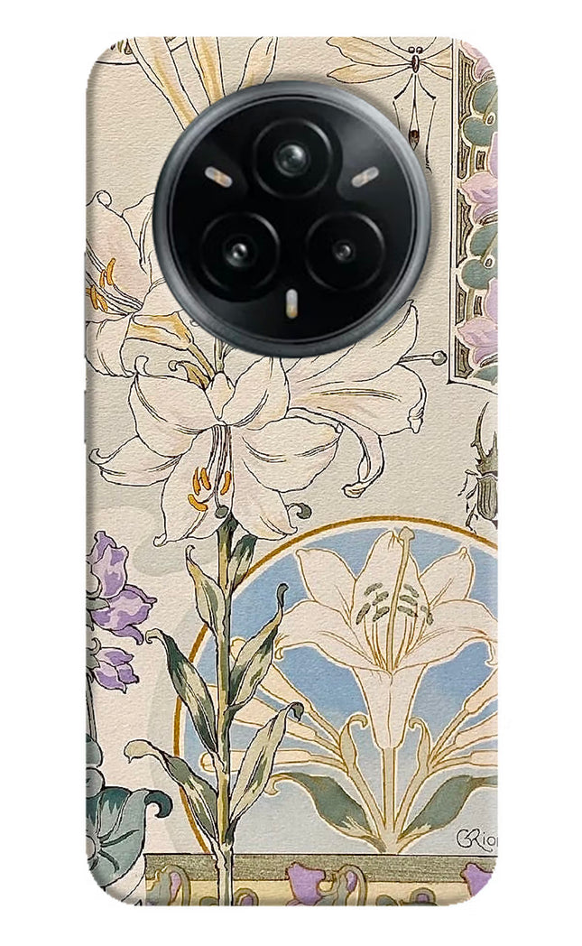 White Lily Realme 14 Pro Plus 5G Hard Case Back Cover by Casekaro