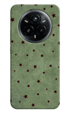 Green Stars Realme 14 Pro Plus 5G Hard Case Back Cover by Casekaro