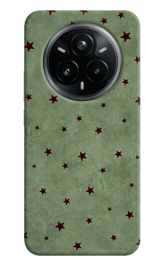 Green Stars Realme 14 Pro Plus 5G Hard Case Back Cover by Casekaro