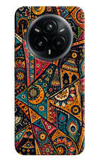 Folk Print Realme 14 Pro Plus 5G Hard Case Back Cover by Casekaro