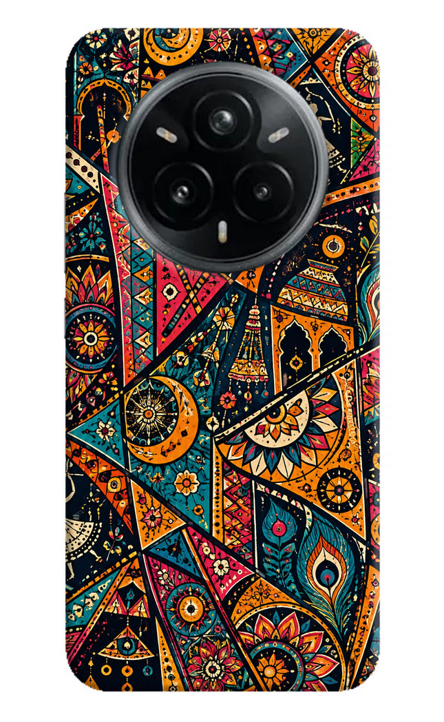 Folk Print Realme 14 Pro Plus 5G Hard Case Back Cover by Casekaro