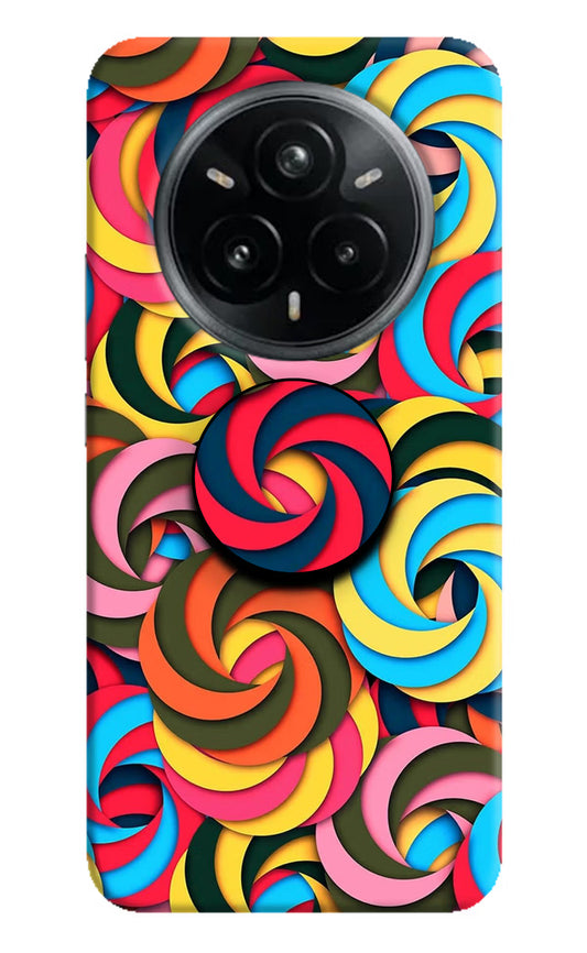Spiral Pattern Realme 14 Pro Plus 5G Pop Case by Casekaro