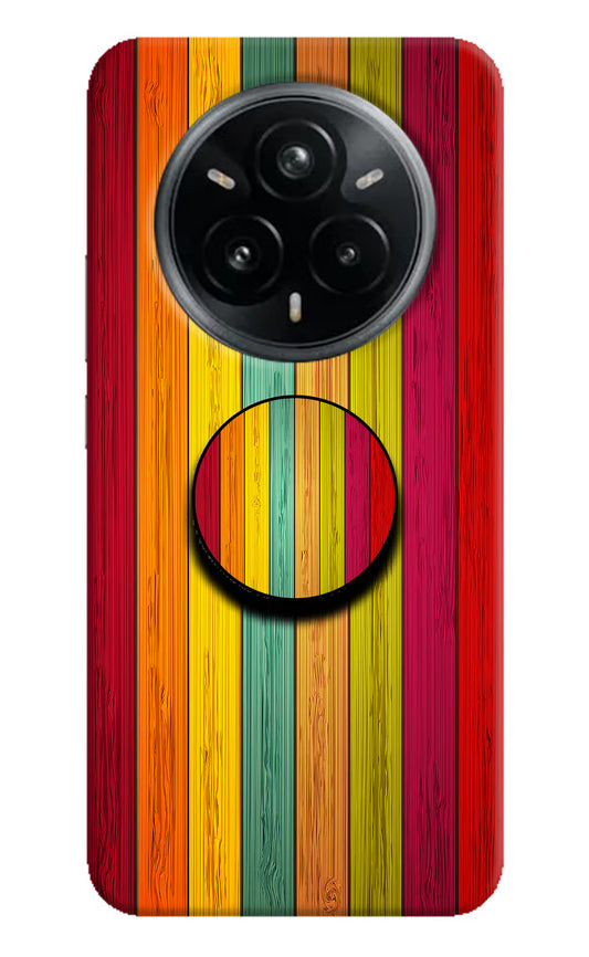 Multicolor Wooden Realme 14 Pro Plus 5G Pop Case by Casekaro