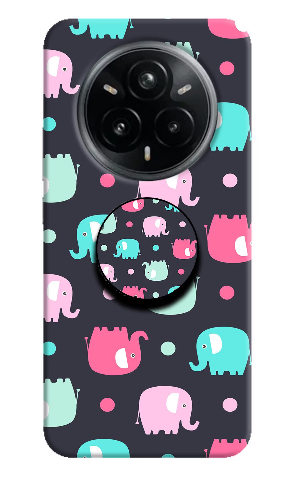 Baby Elephants Realme 14 Pro Plus 5G Pop Case by Casekaro