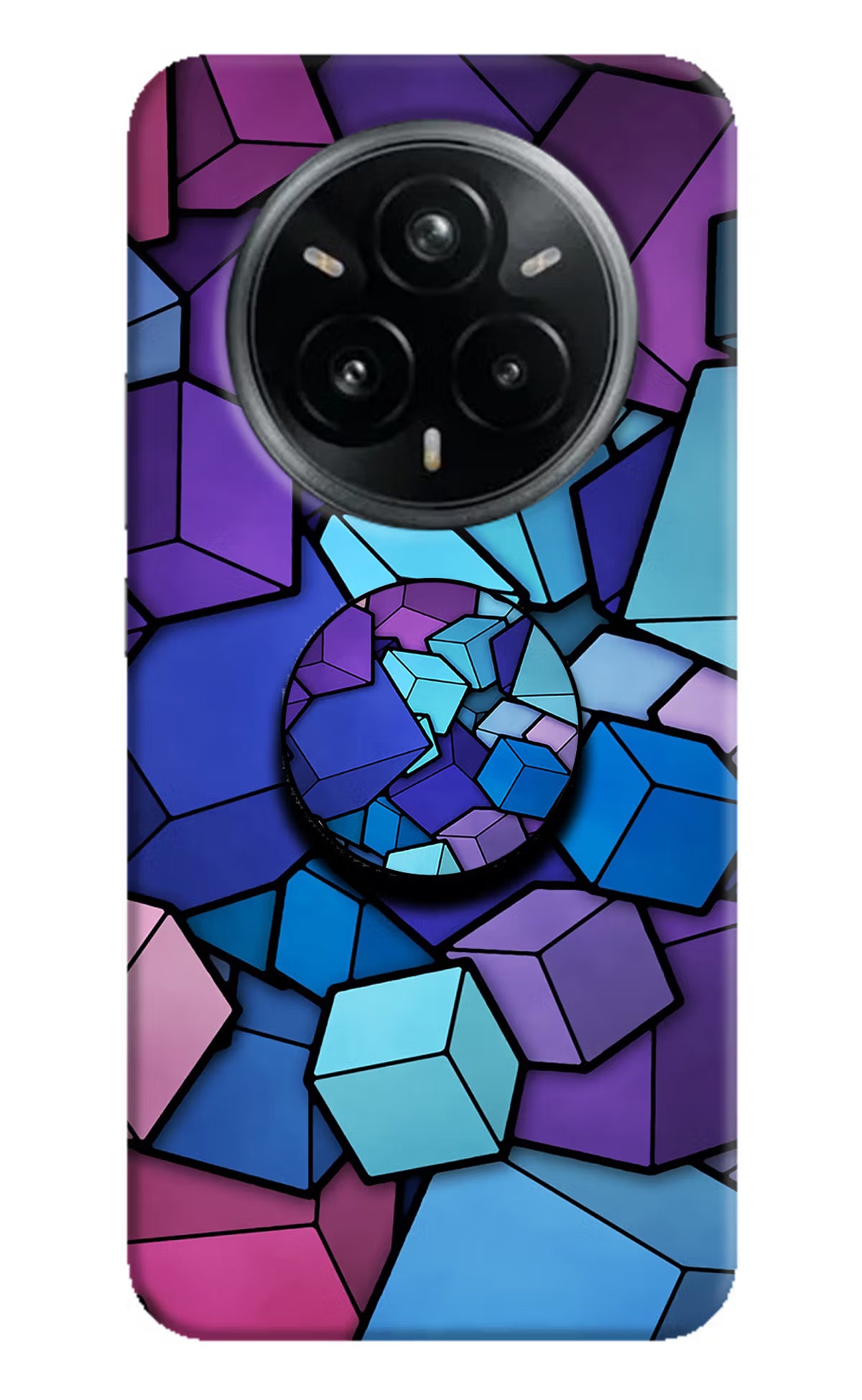 Cubic Abstract Realme 14 Pro Plus 5G Pop Case by Casekaro
