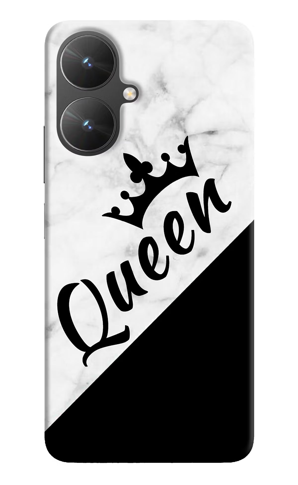 Queen Poco M6 5G Hard Case Back Cover by Casekaro