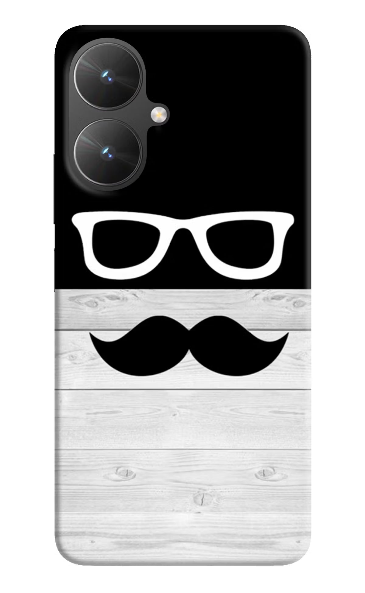 Mustache Poco M6 5G Hard Case Back Cover by Casekaro