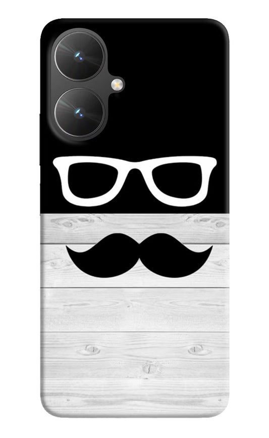 Mustache Poco M6 5G Hard Case Back Cover by Casekaro