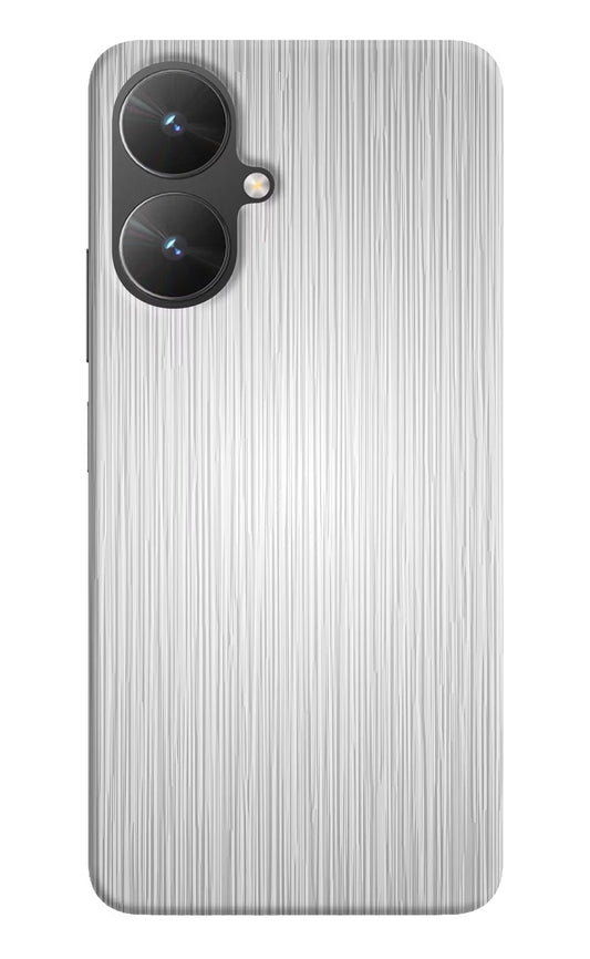 Wooden Grey Texture Poco M6 5G Hard Case Back Cover by Casekaro