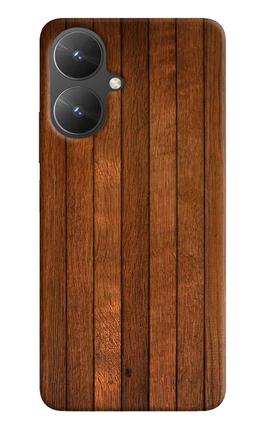 Wooden Artwork Bands Poco M6 5G Hard Case Back Cover by Casekaro